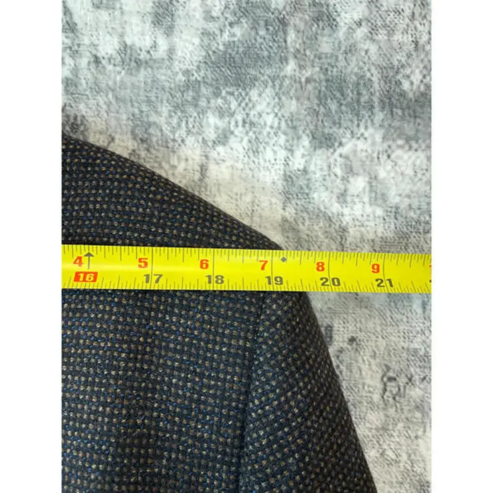 Joseph Feiss Gold Men 40L Wool Cashmere Tweed Birdseye Blazer Ivy‎ League Prep